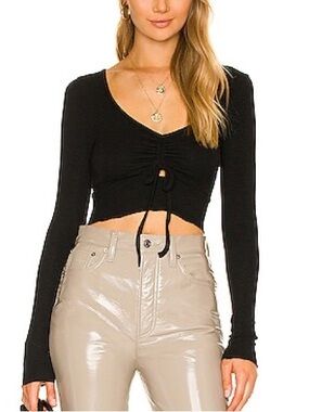 All The Ways Rouched Crop Top